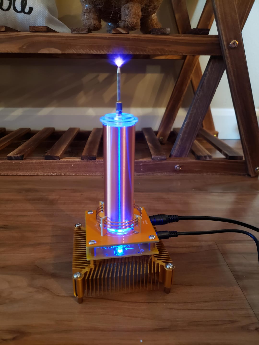 Customer photo review of Mini Tesla Coil