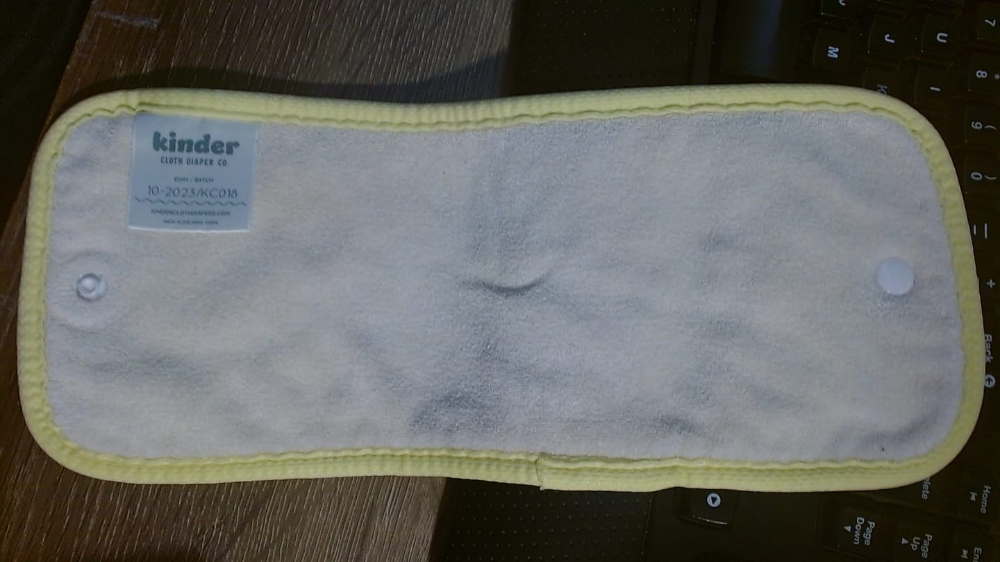 Customer photo review of 4-Layer Bamboo Viscose Cloth Diaper Insert