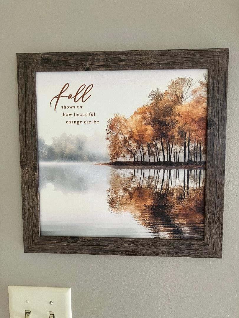 Customer photo review of Fall Shows Us How Beautiful Change Can Be by Summer Snow NS25