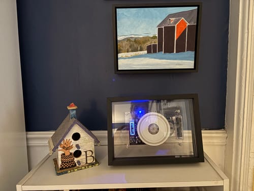 Customer photo review of M1 Music Frame CD Player