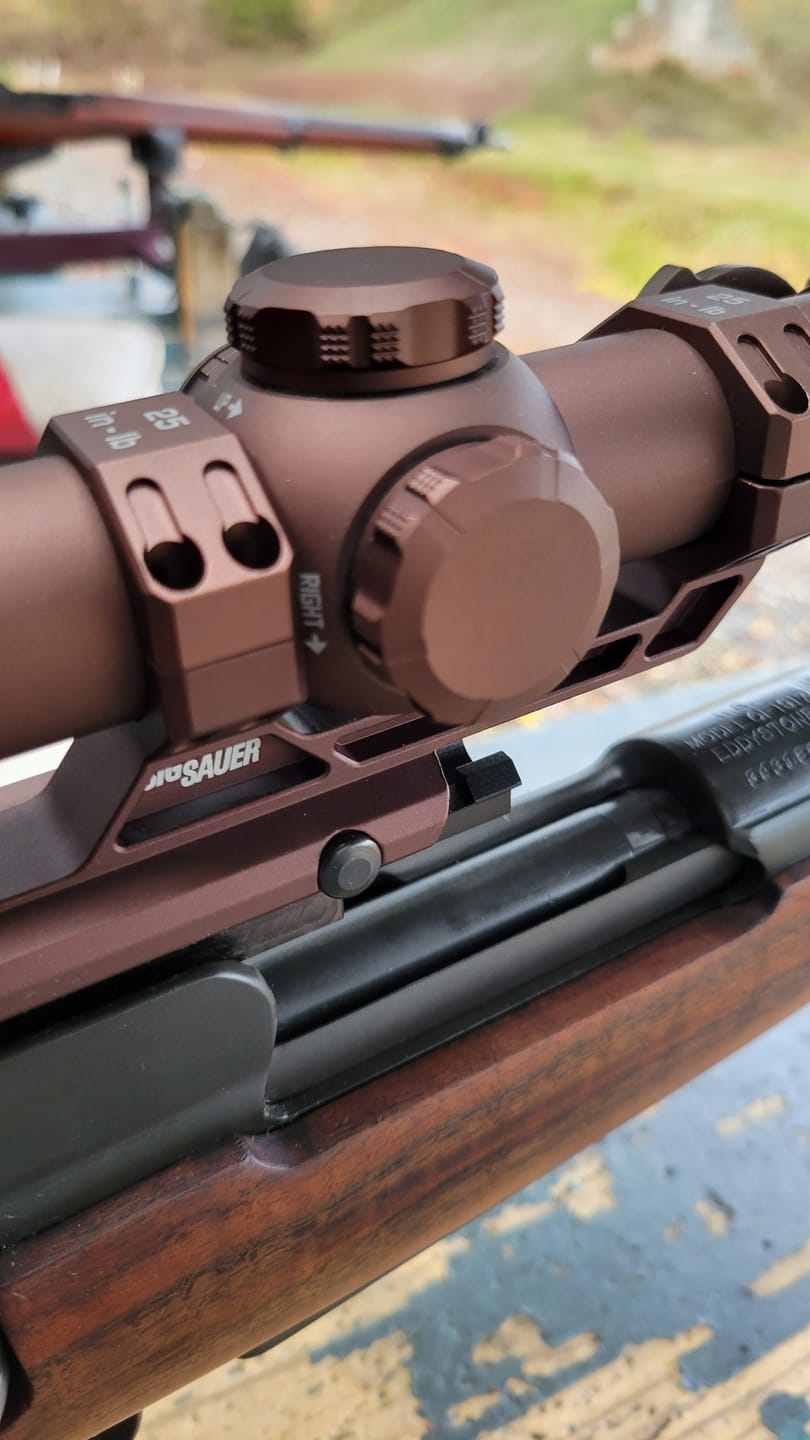 Customer photo review of Low-Profile Picatinny Scope Mount for Enfield P14 (Pattern 1914) and M1917 No Drill-Tap