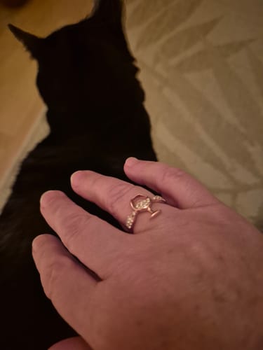 Customer photo review of WEINLIEBE - Ring roségold