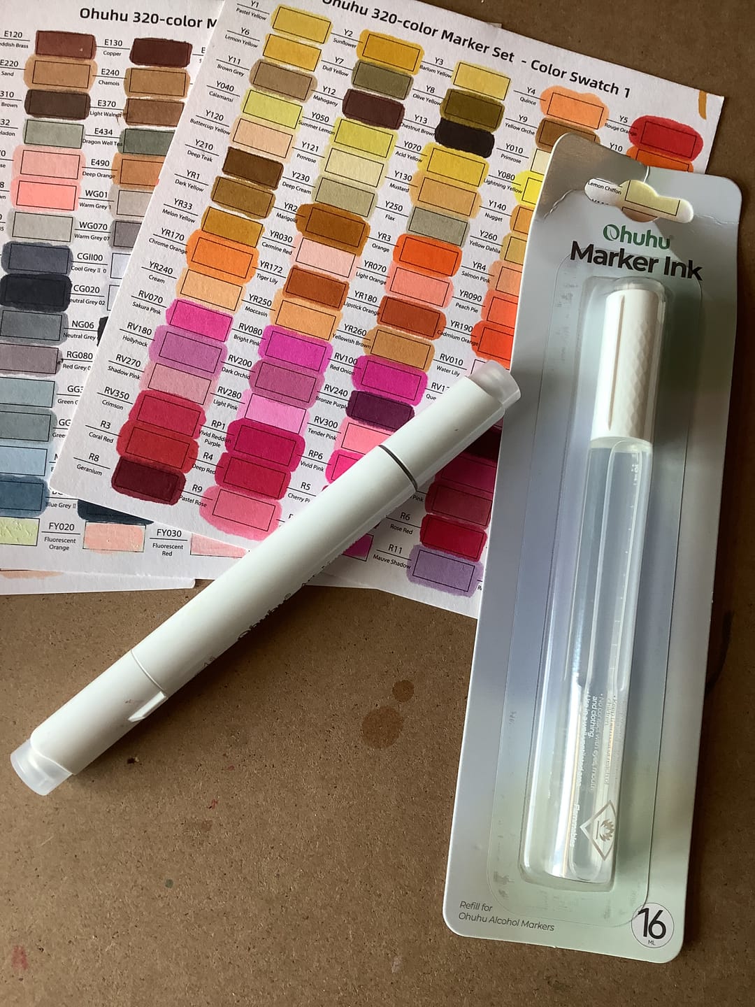 Customer photo review of Ohuhu Honolulu Colorless Blender Marker - Pack of 6 (Europe Only)