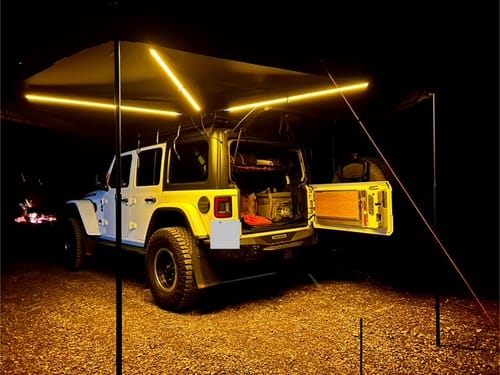 Customer photo review of OPENROAD  270 Free Standing Awning for Camping