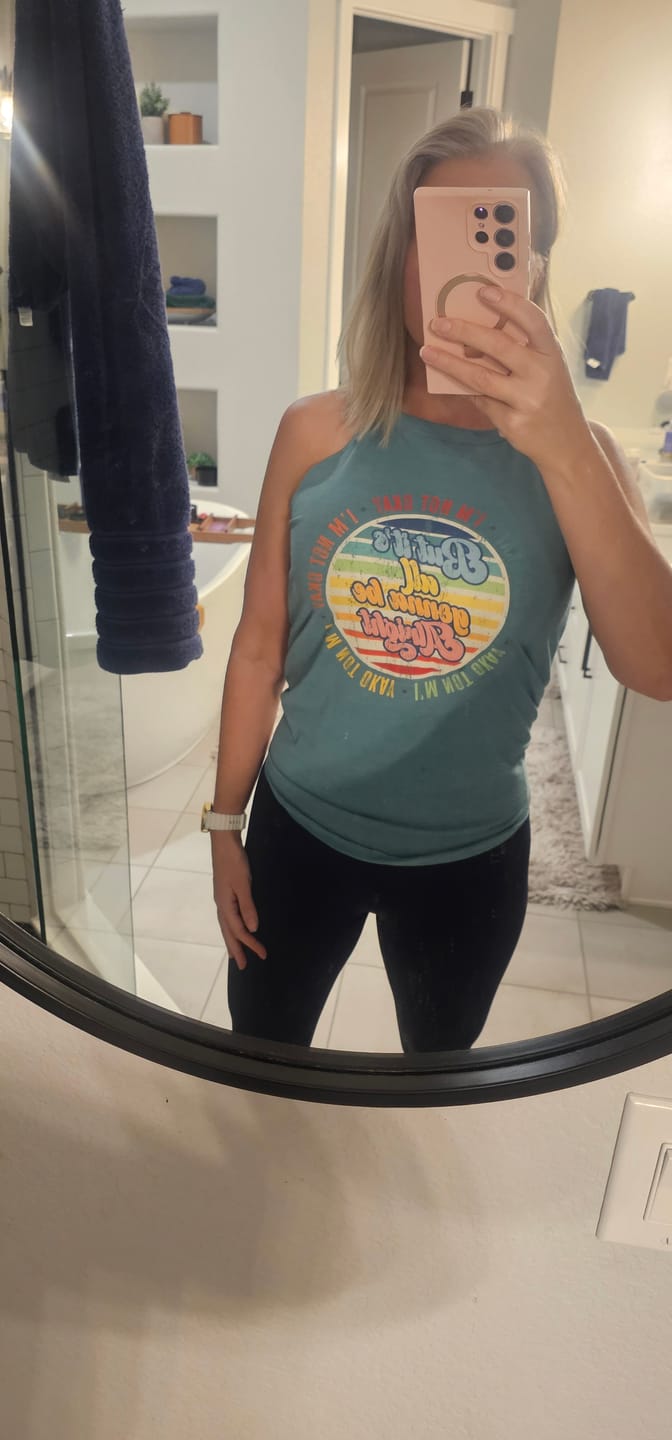 Customer photo review of Grab Bags Rocker Tank Top