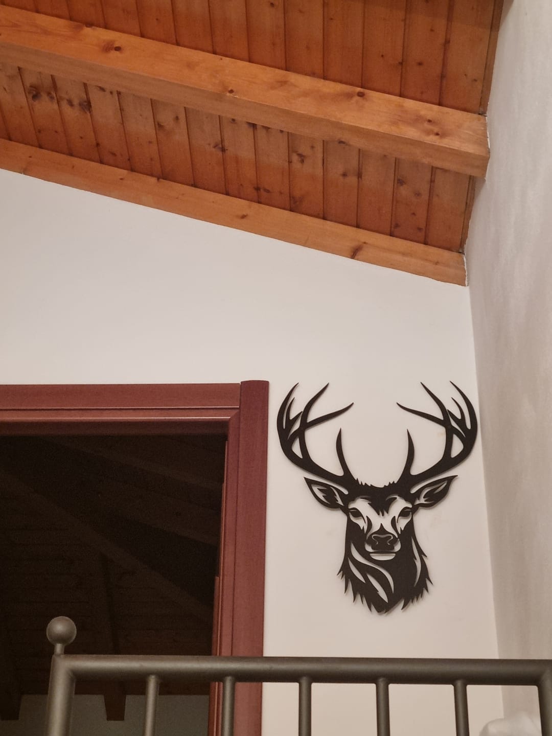 Customer photo review of Décoration Murale en Métal - Tête de cerf