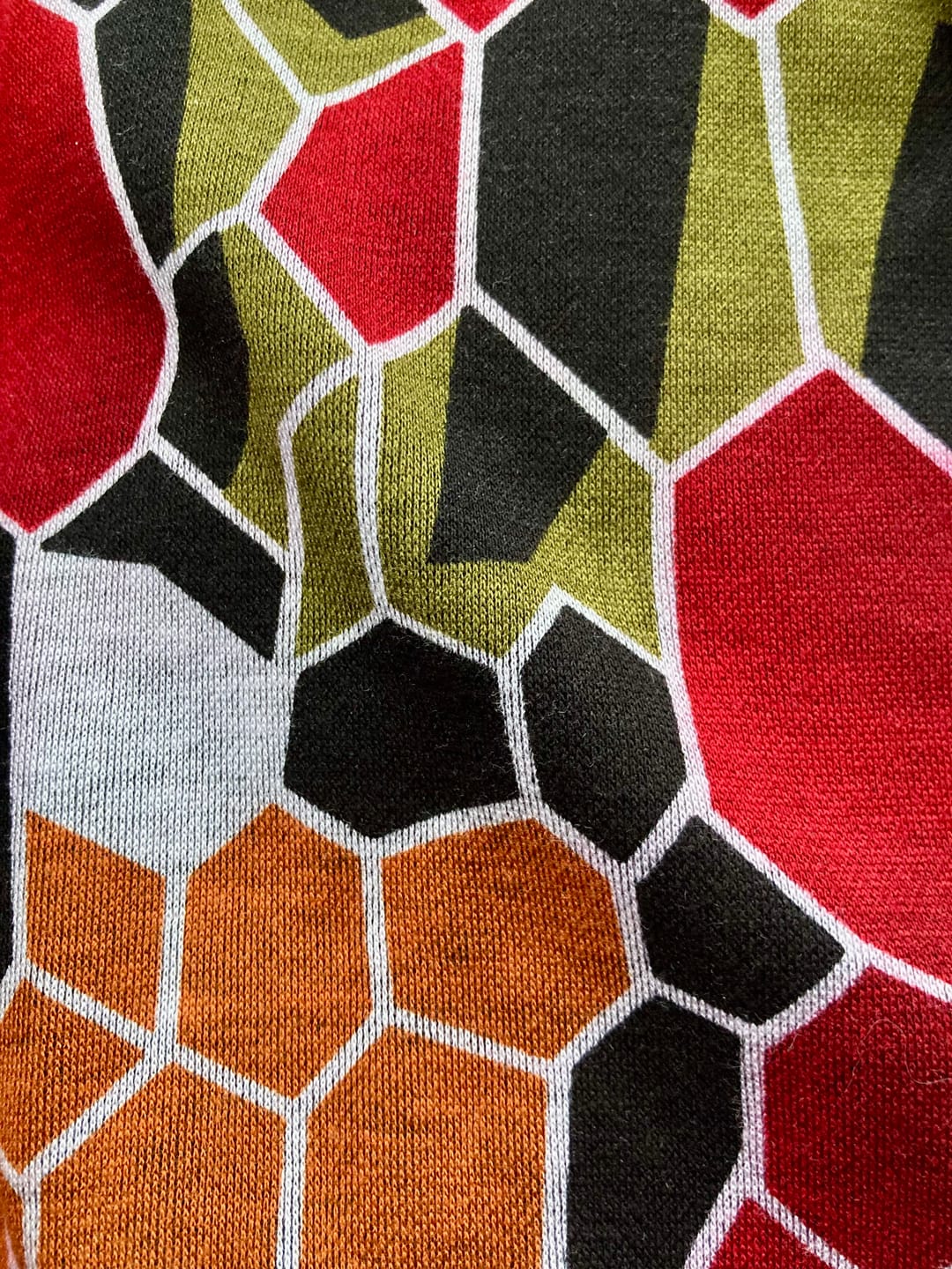 Customer photo review of Modern Mosaic Digital Modal-Touch Jersey Fabric