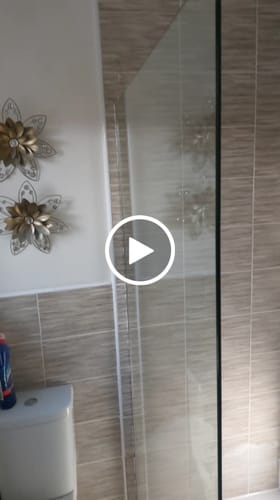 Customer video review of Anti Slip 1100 x 760 Rectangle Stone Shower Tray