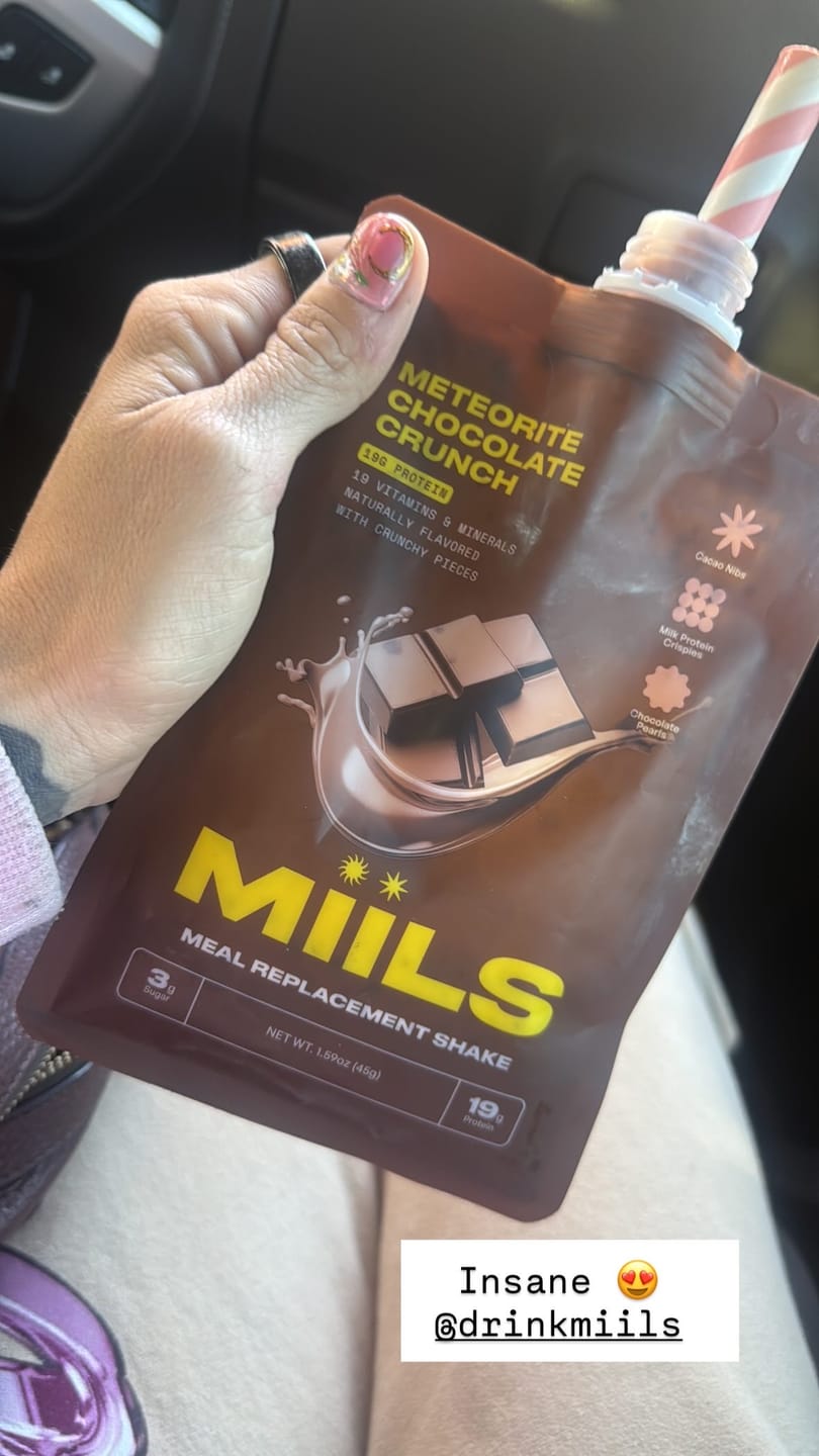 Customer photo review of METEORITE CHOCOLATE CRUNCH