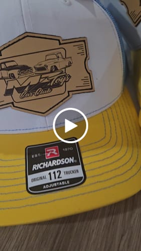 Customer video review of (6 Pack) Custom Leather Patch Hats Wholesale