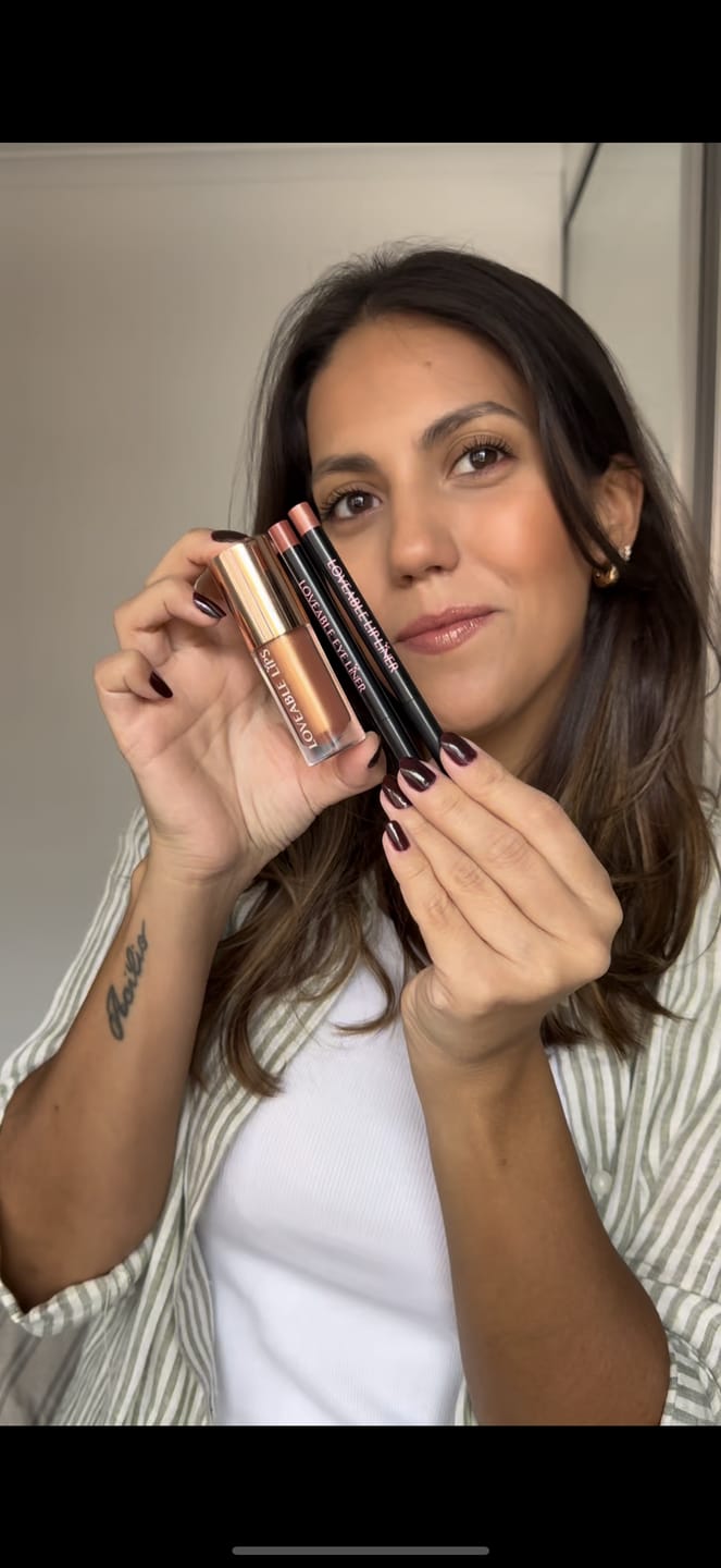 Customer photo review of Radiant Rose Gold Lip Gloss