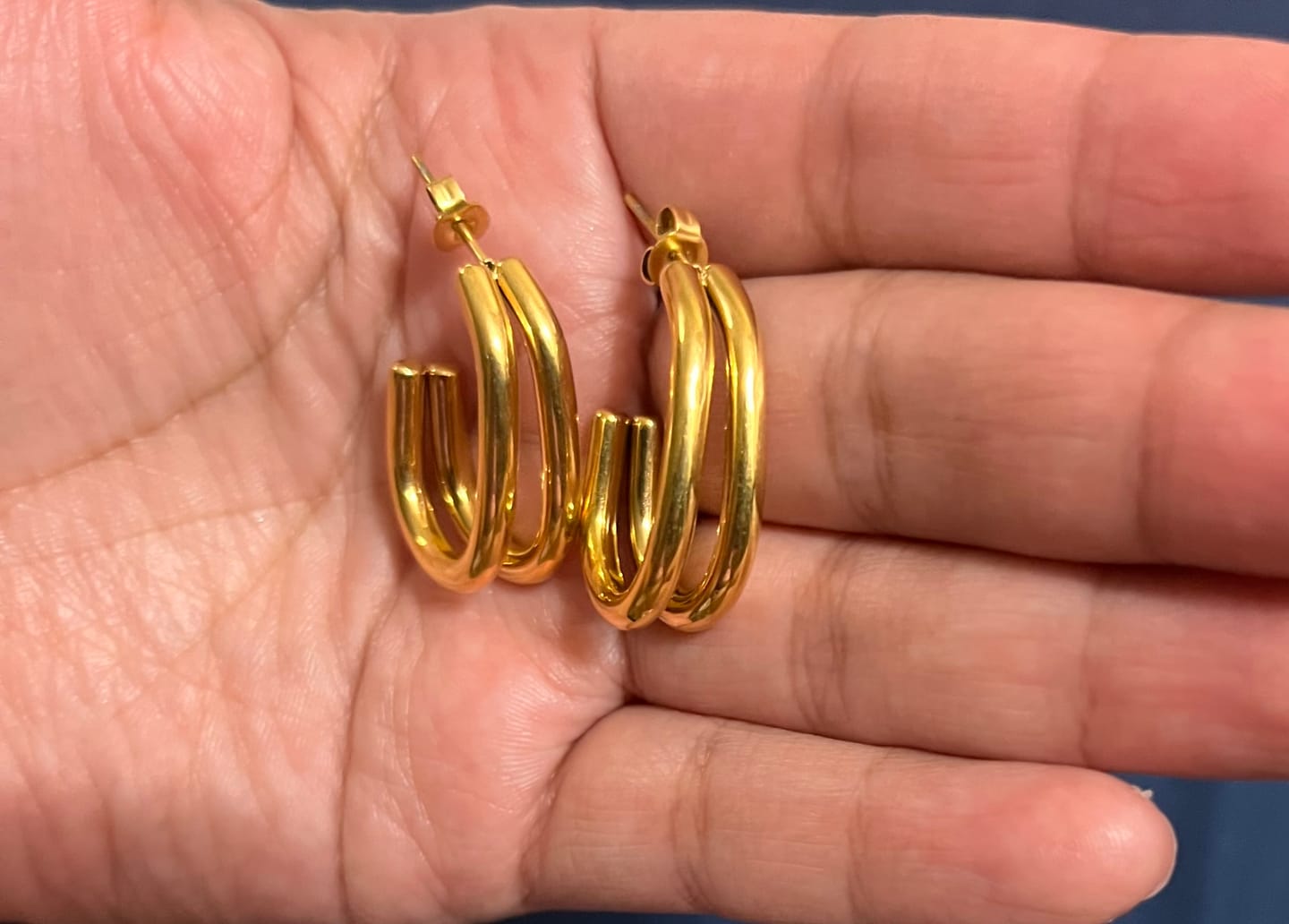 Customer photo review of Aretes Jaydy