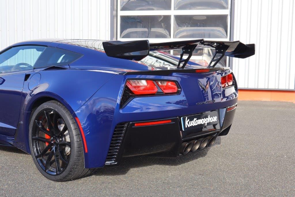 Customer photo review of Corvette C7 ZR1 ZTK Conversion Rear Spoiler High Wing