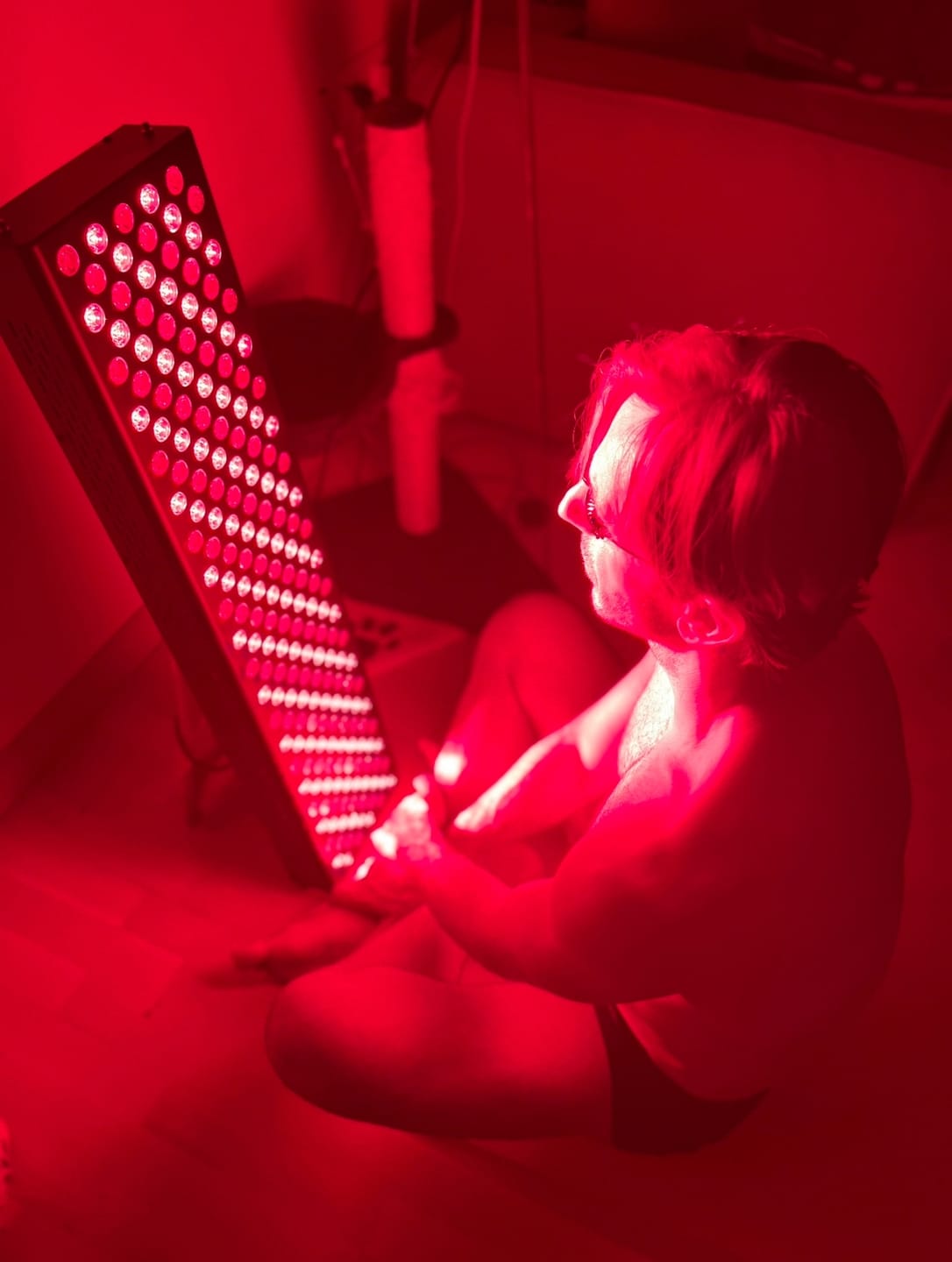 Customer photo review of Koanna® Luma1000™ – Kraftvolles, mittelgroßes Rotlicht-Panel