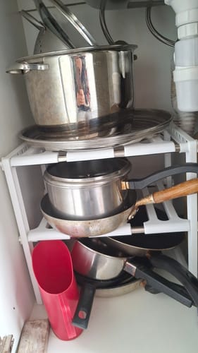 Customer photo review of Estante Rack Organizador Multiuso Cocina Baño Excelente