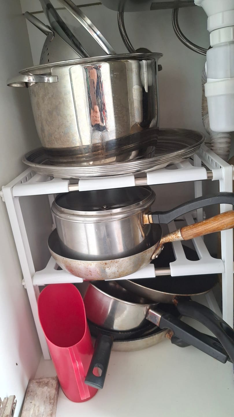 Customer photo review of Estante Rack Organizador Multiuso Cocina Baño Excelente
