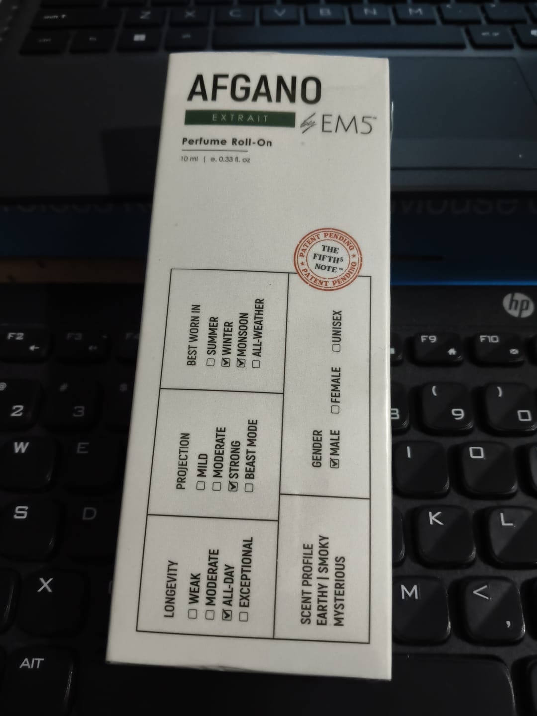 Customer photo review of Afgano Perfume Roll-On