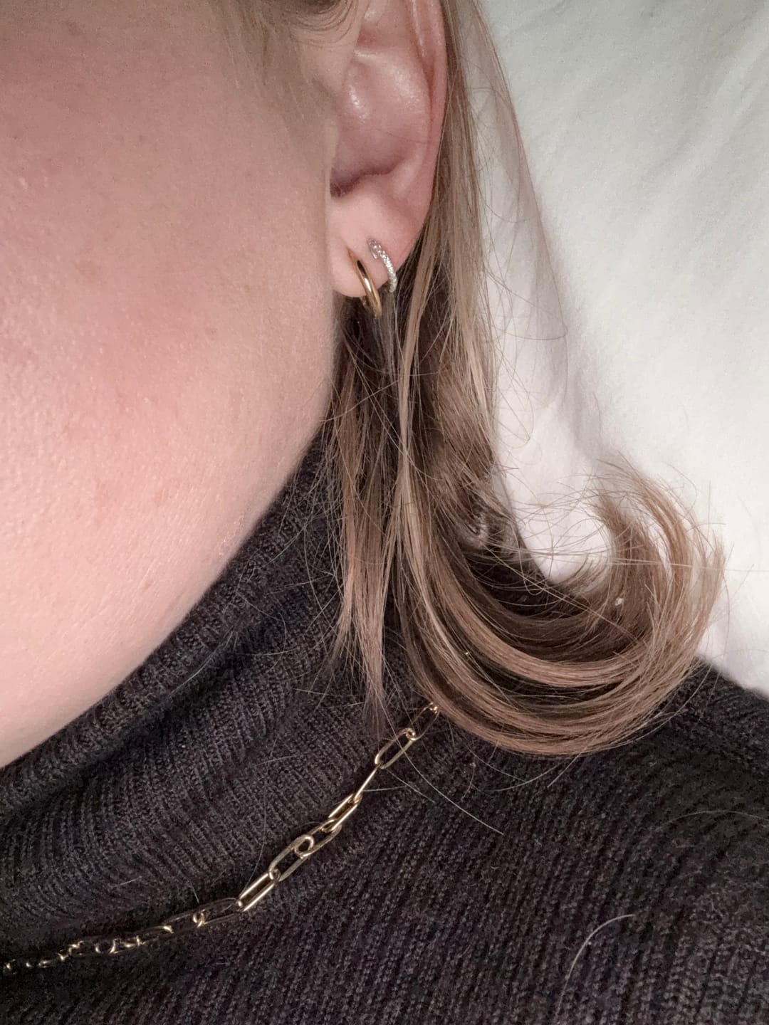 Customer photo review of Essential Earrings Extra Small