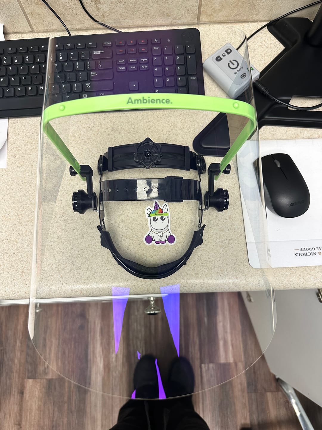 Customer photo review of The Loupe Shield