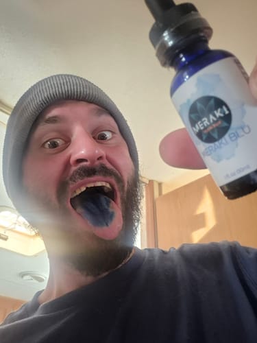 Customer photo review of Meraki Blu USP Grade Methylene Blue 150mg