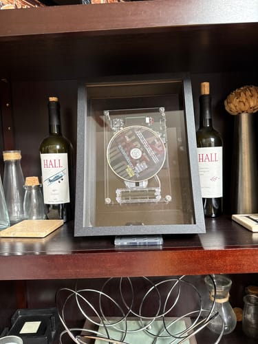 Customer photo review of M1 Music Frame CD Player