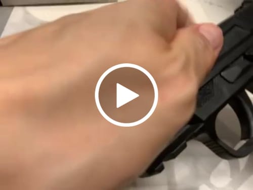 Customer video review of EMG Strike Industries SMP (P365) Green Gas Airsoft Pistol - Black (by VFC)