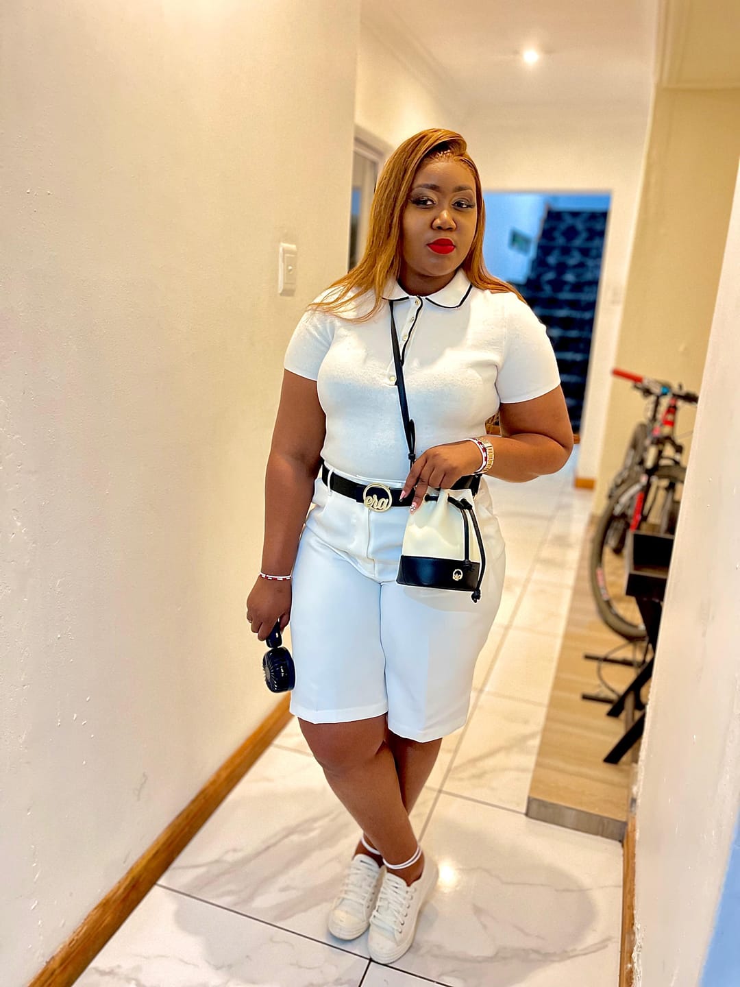Customer photo review of The Monroe Bucket Bag
