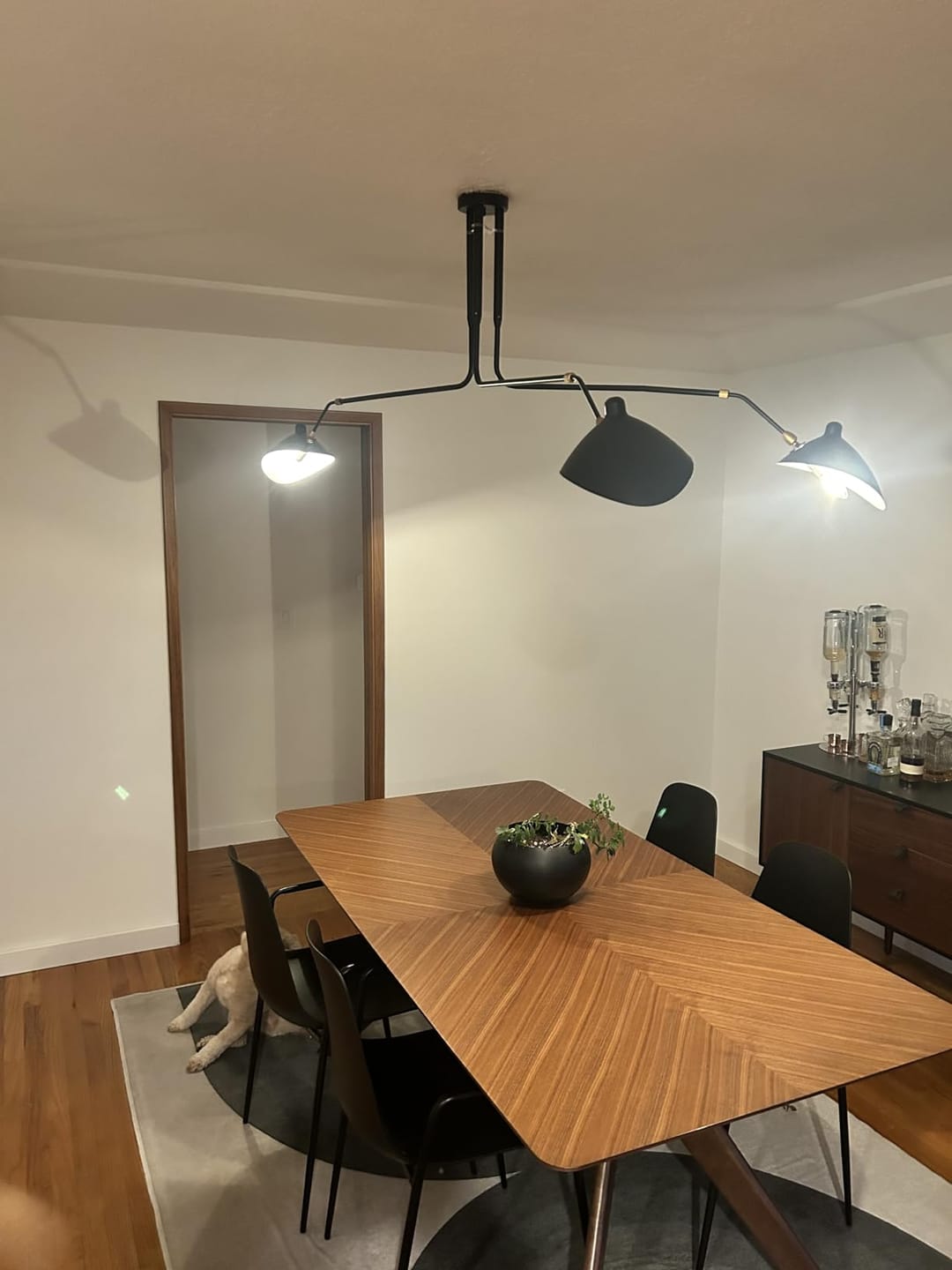 Customer photo review of WOMO Arms Semi-Flush Mount Light-WM2057