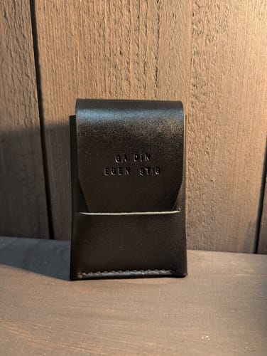 Customer photo review of Slimmad plånbok i äkta läder