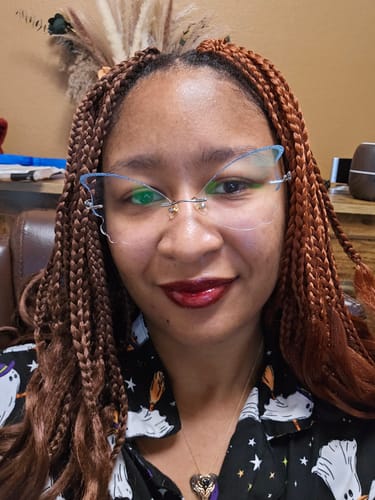 Customer photo review of Alissa Eyeglasses