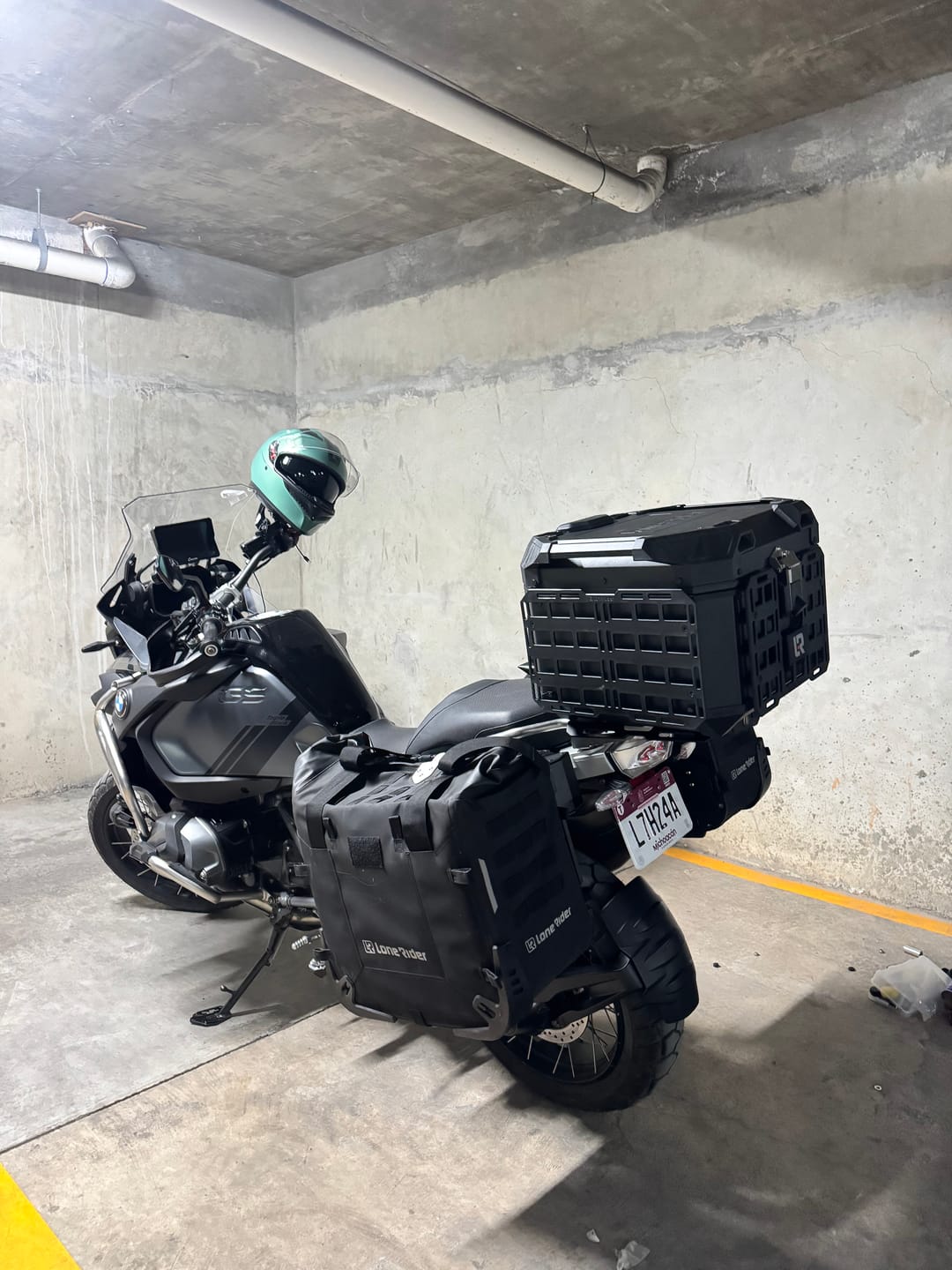 Customer photo review of MotoCase – The Ultimate Top Case