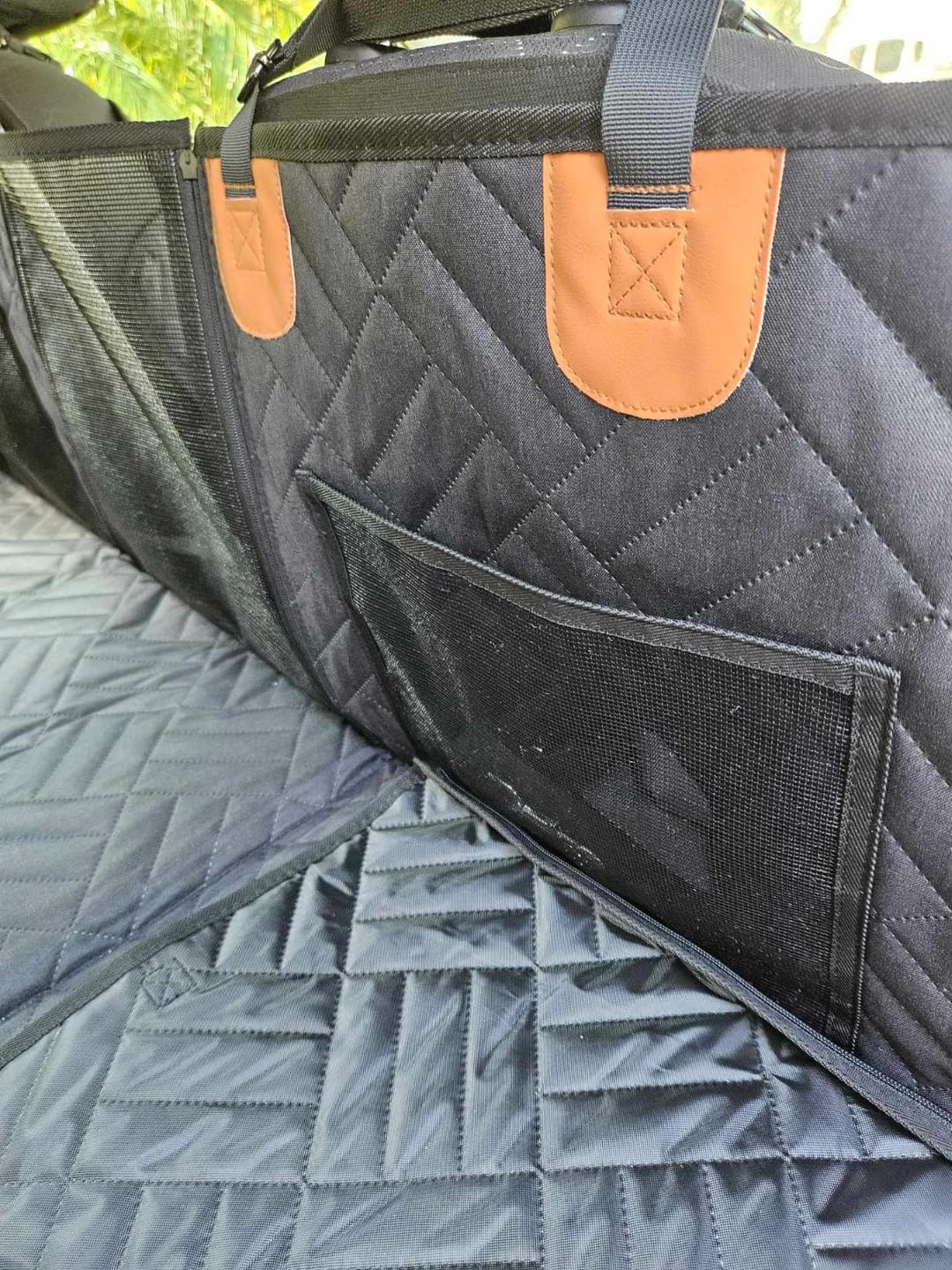 Customer photo review of The Guardian - Dog Seat Cover