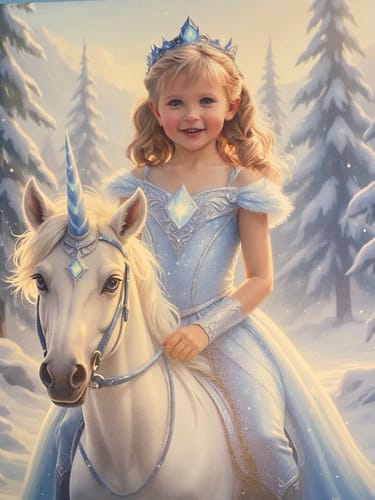 Customer photo review of The Ice Unicorn Princess