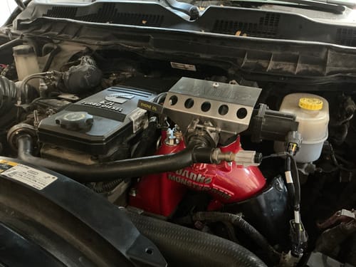 Customer photo review of 2013-2018 Cummins Gen 2 Monster-Ram Intake & Grid Heater Upgrade (42798)
