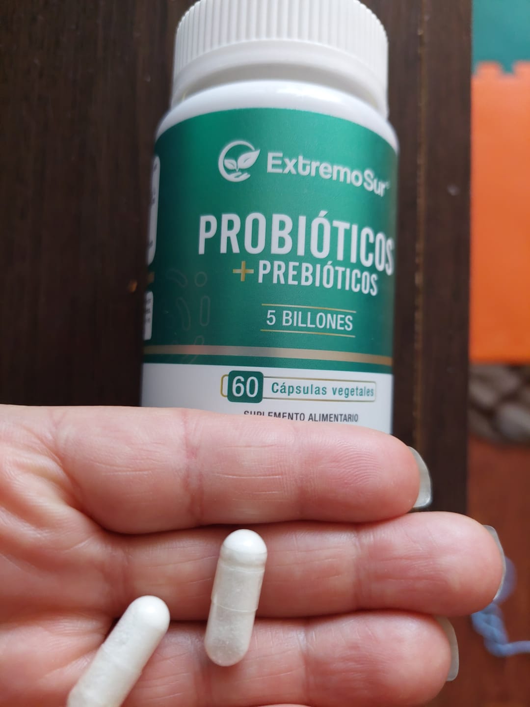 Customer photo review of Probióticos + prebióticos