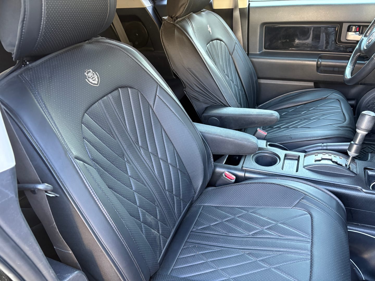 Customer photo review of Black Seat Cover