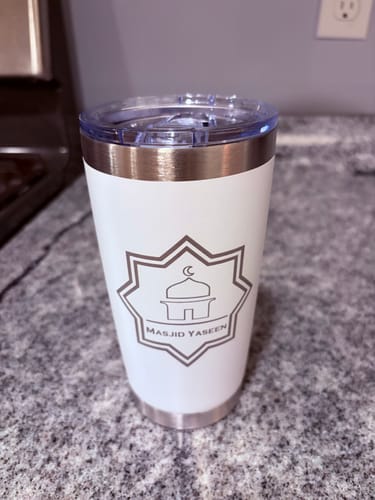 Customer photo review of (6 Pieces) Laser Engraved Tumbler | 20 oz