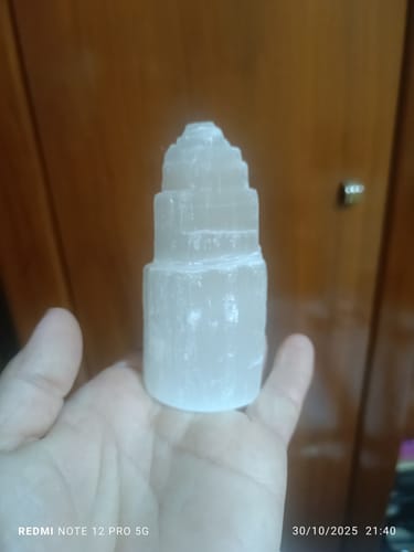 Customer photo review of Torre de Selenita - Monolito de Selenita || Limpieza Energética