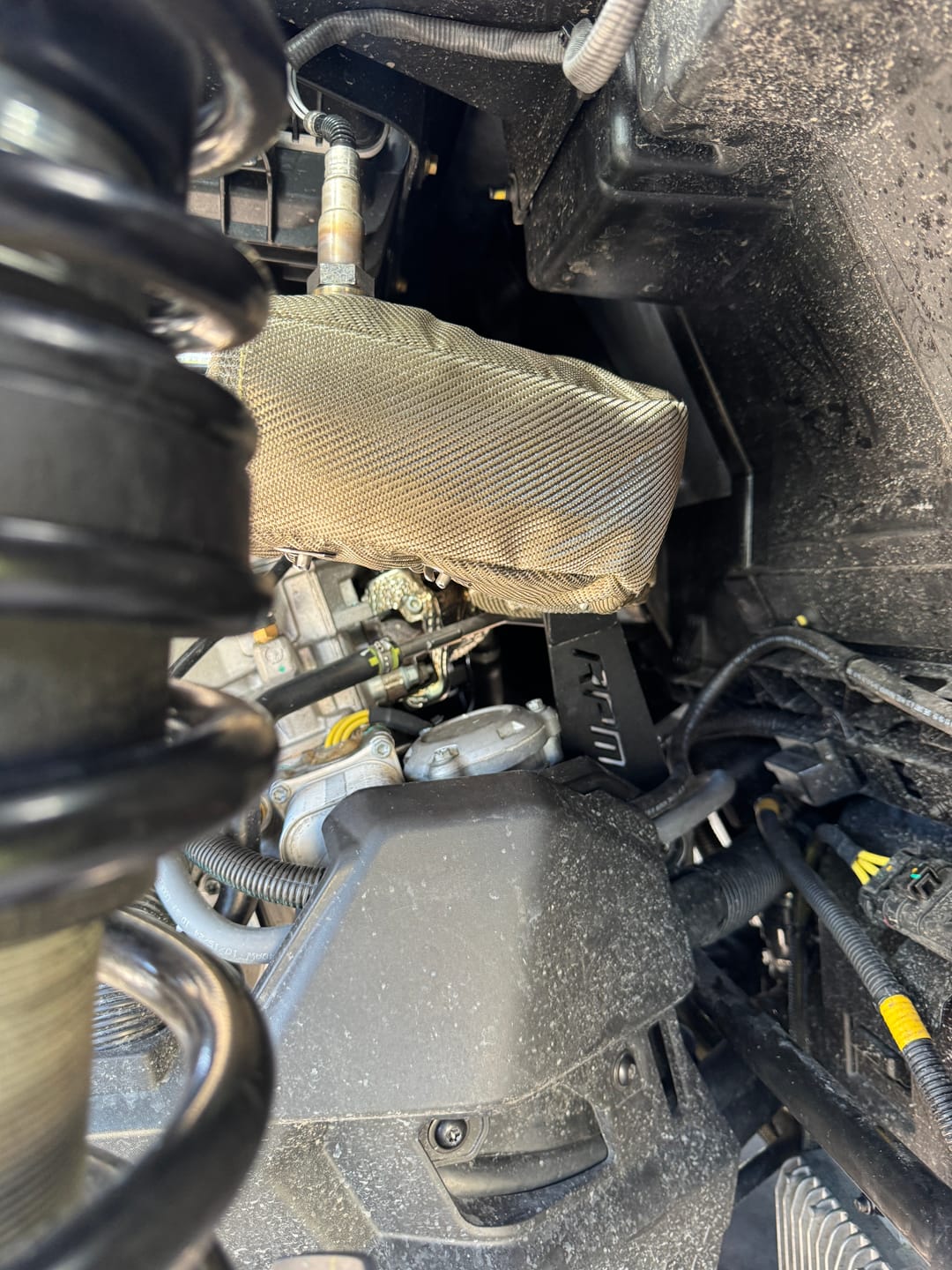 Customer photo review of RPM Exhaust Heat Blanket - Polaris RZR - Can Am X3