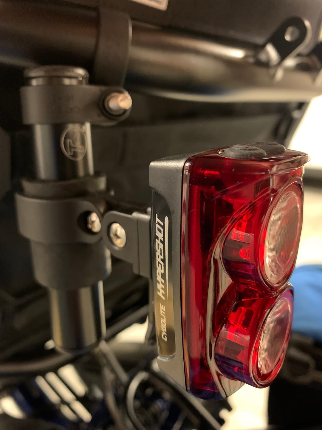 Customer photo review of Vertical Rear Light Mount