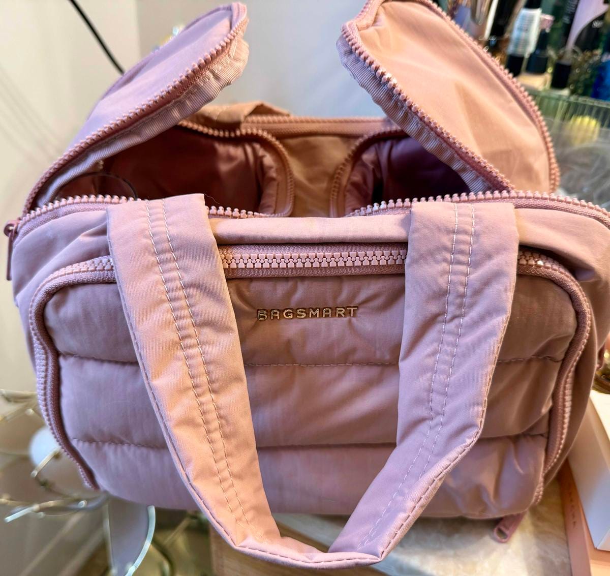 Customer photo review of Crush Toiletry Bag
