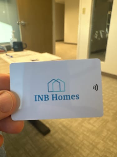 Customer photo review of Custom NFC Business Card