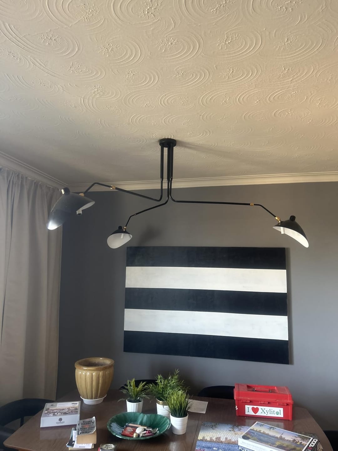 Customer photo review of WOMO Arms Semi-Flush Mount Light-WM2057