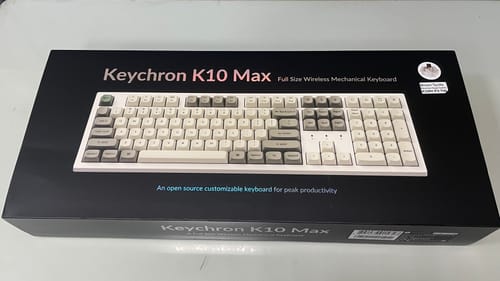 Customer photo review of Keychron K10 Max QMK無線機械式鍵盤(注音版本)