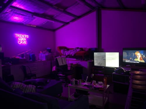 Customer photo review of Custom Neon Sign
