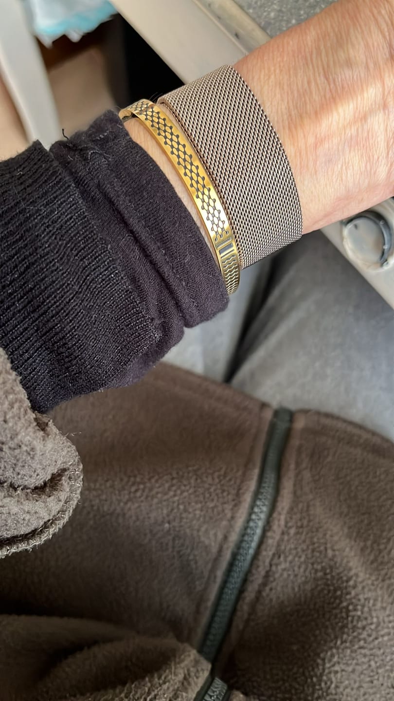 Customer photo review of Keffiyeh Cuff