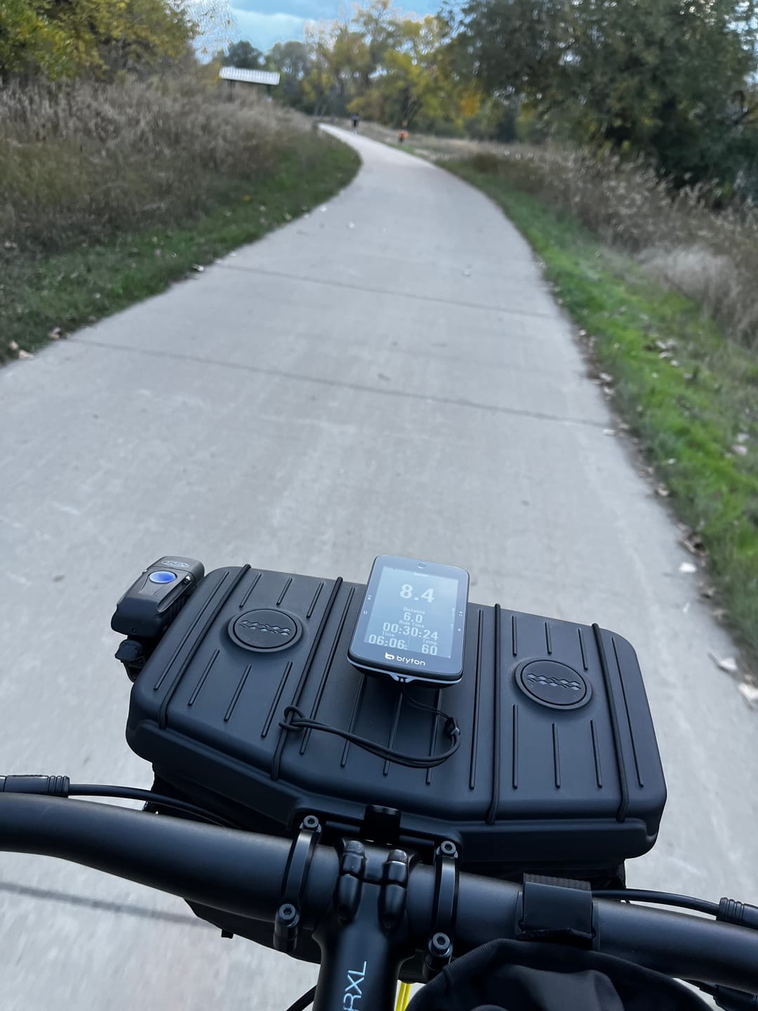 Customer photo review of The Big Handlebar Bag