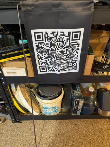 Customer photo review of F*ck Trump QR Code Flag