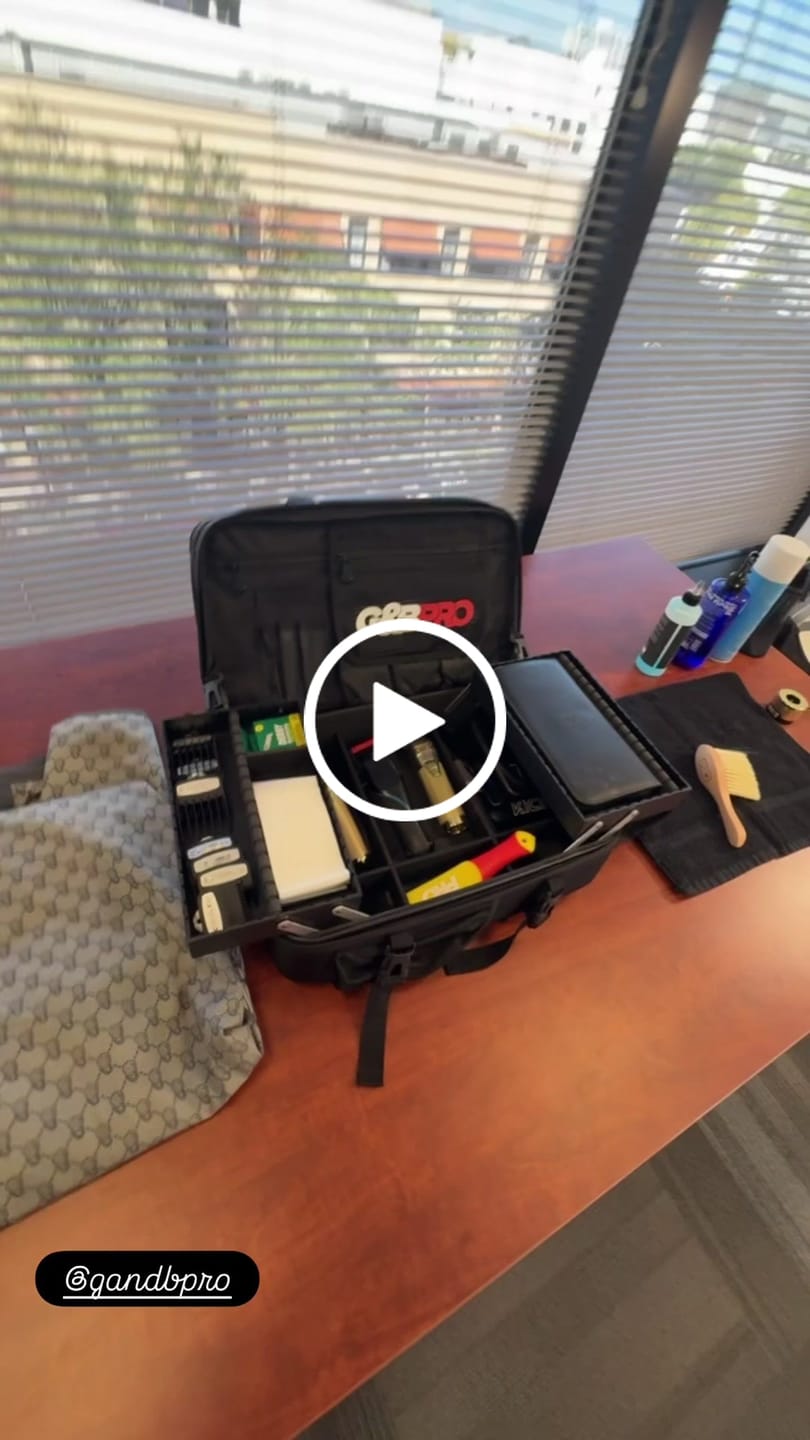 Customer video review of Mid Size Mobile Workstation Backpack with Extending Tray System – OG Black