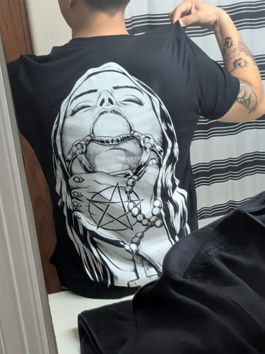 Customer photo review of Choked Up Tee